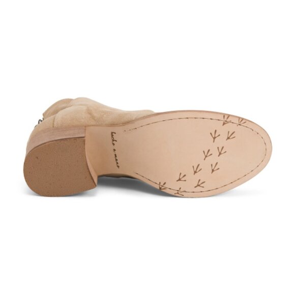 beek Eagle Suede Ankle Bootie In Stone